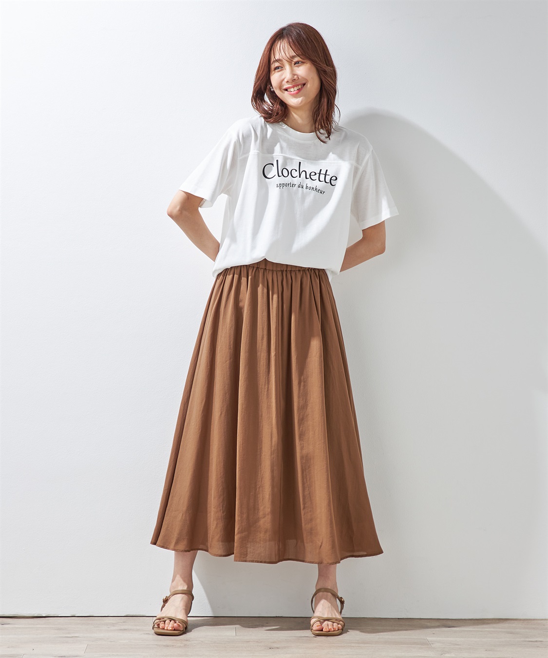 Petit Honfleur 切替ロゴTシャツ_sub_13