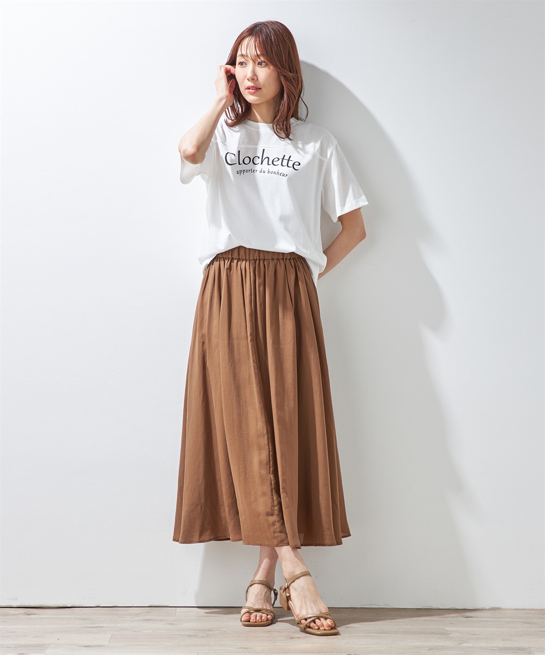 Petit Honfleur 切替ロゴTシャツ_sub_14