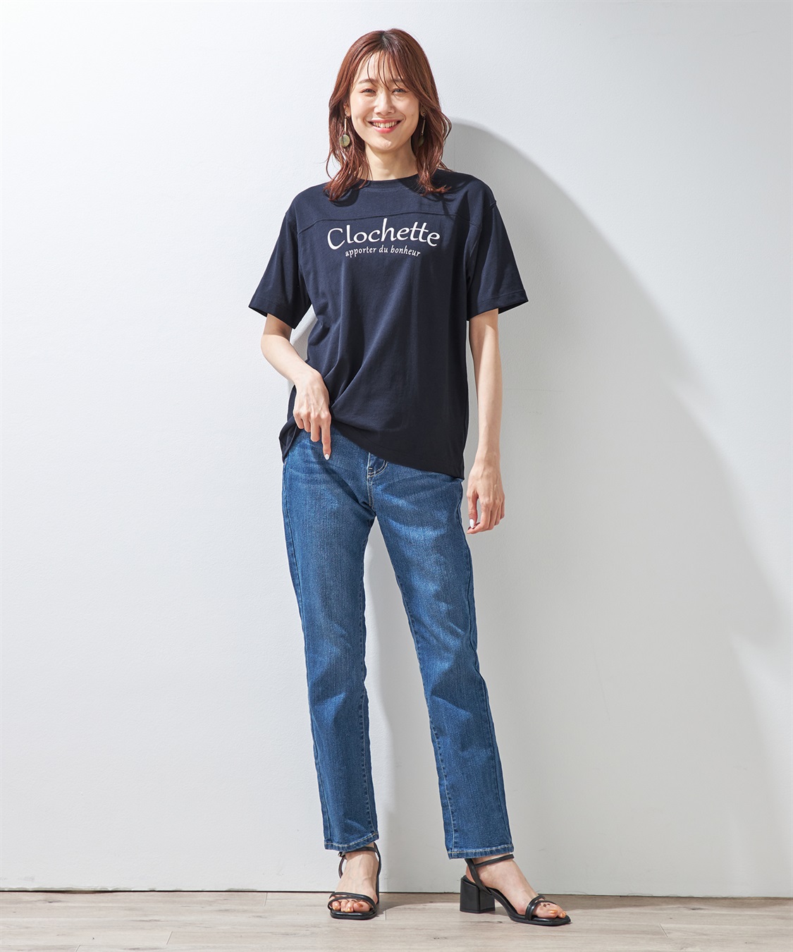 Petit Honfleur 切替ロゴTシャツ_sub_15