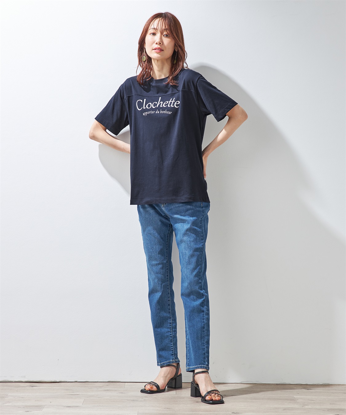 Petit Honfleur 切替ロゴTシャツ_sub_17