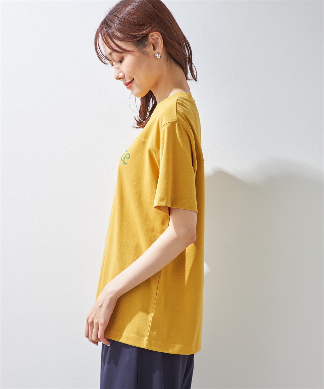 Petit Honfleur 切替ロゴTシャツ_sub_19