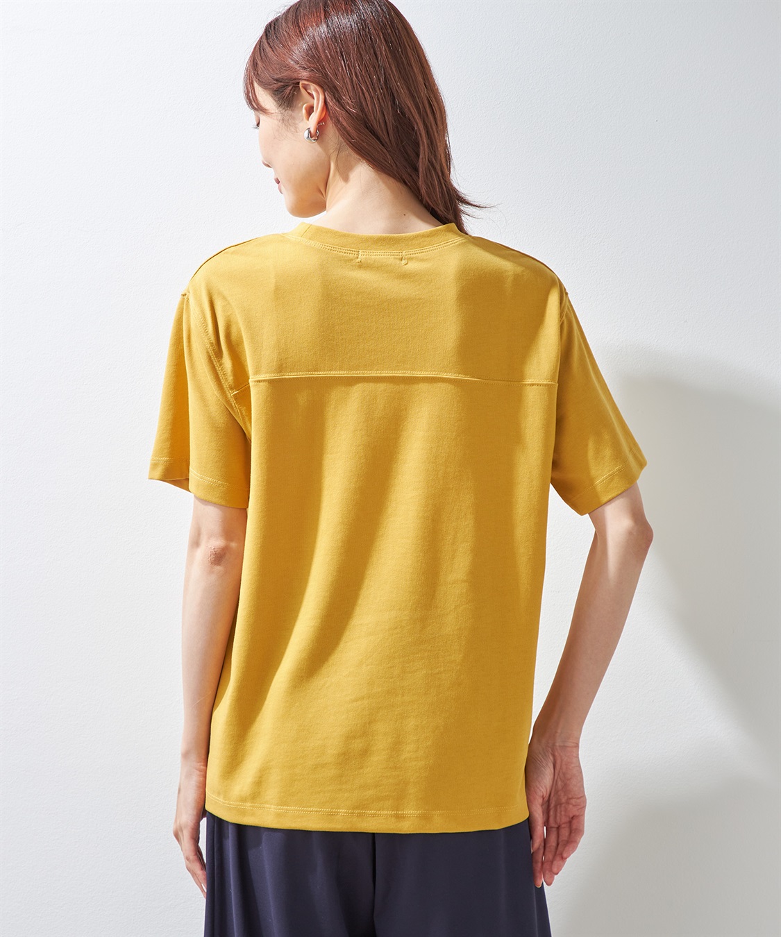 Petit Honfleur 切替ロゴTシャツ_sub_20