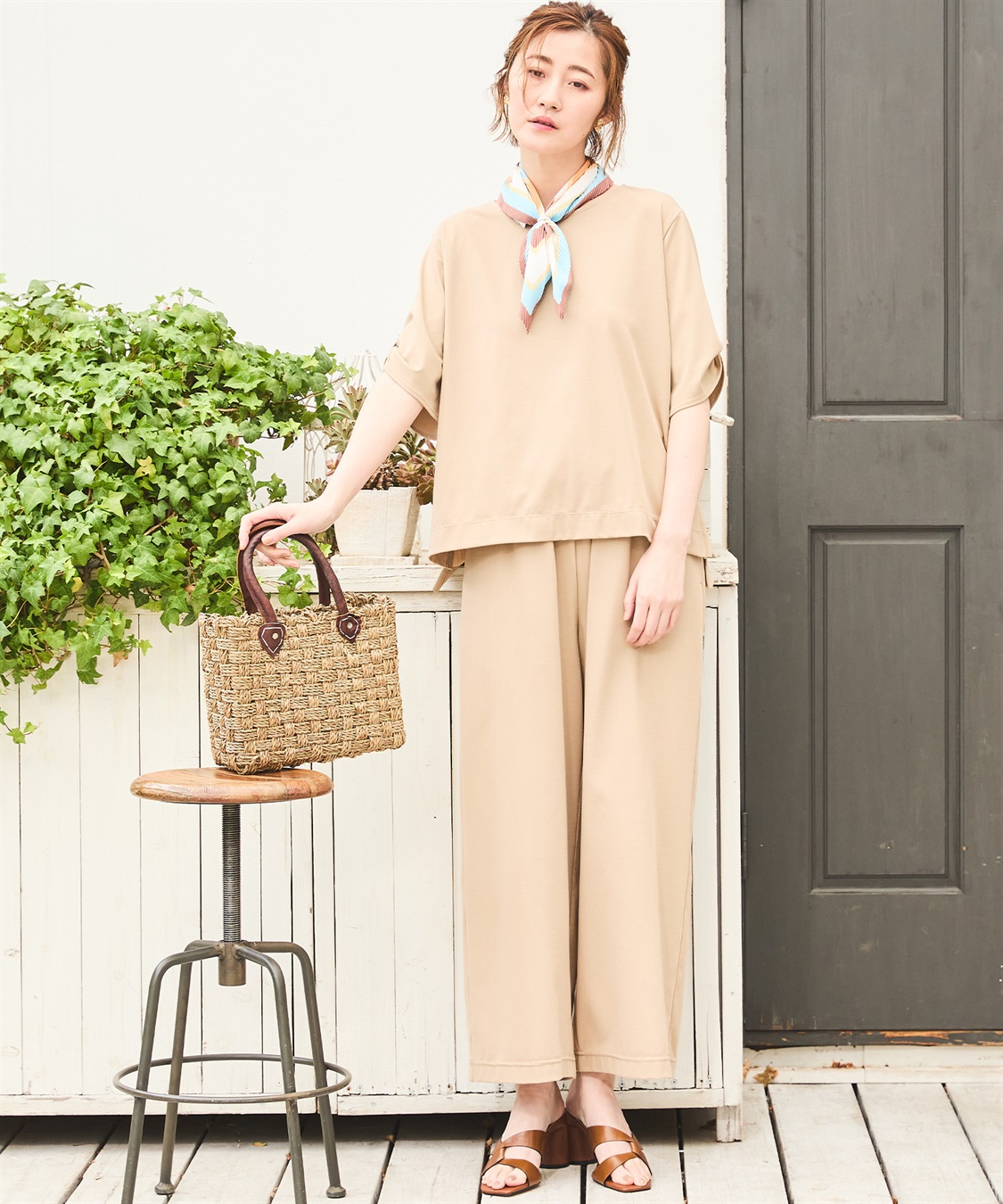 Petit Honfleur ストレッチカノコTシャツ_sub_2