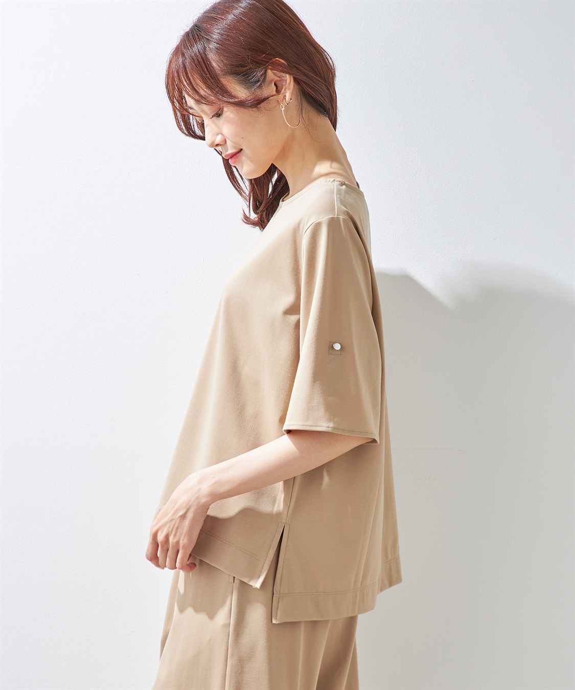 Petit Honfleur ストレッチカノコTシャツ_sub_12