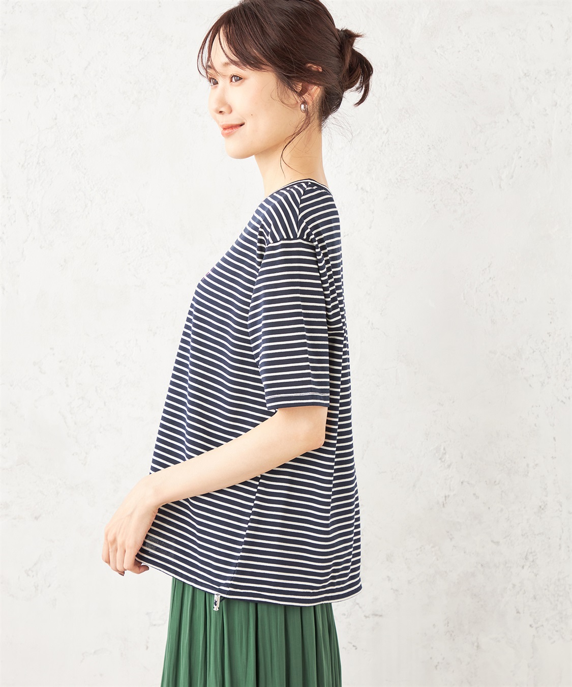 Petit Honfleur ドロストTシャツ_sub_1