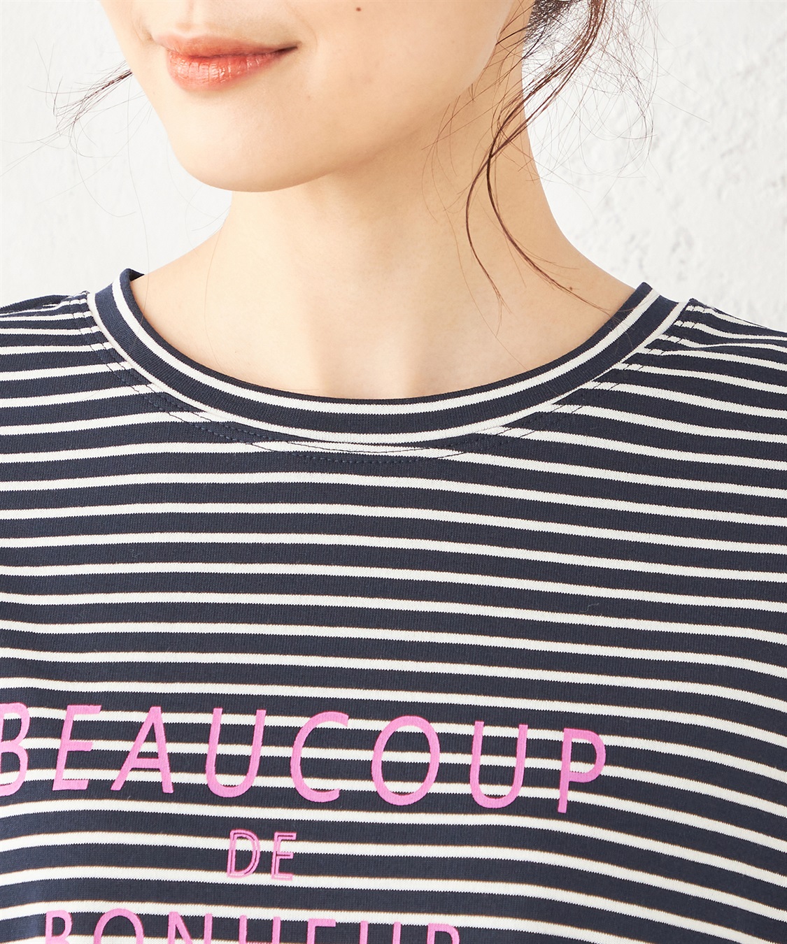 Petit Honfleur ドロストTシャツ_sub_3