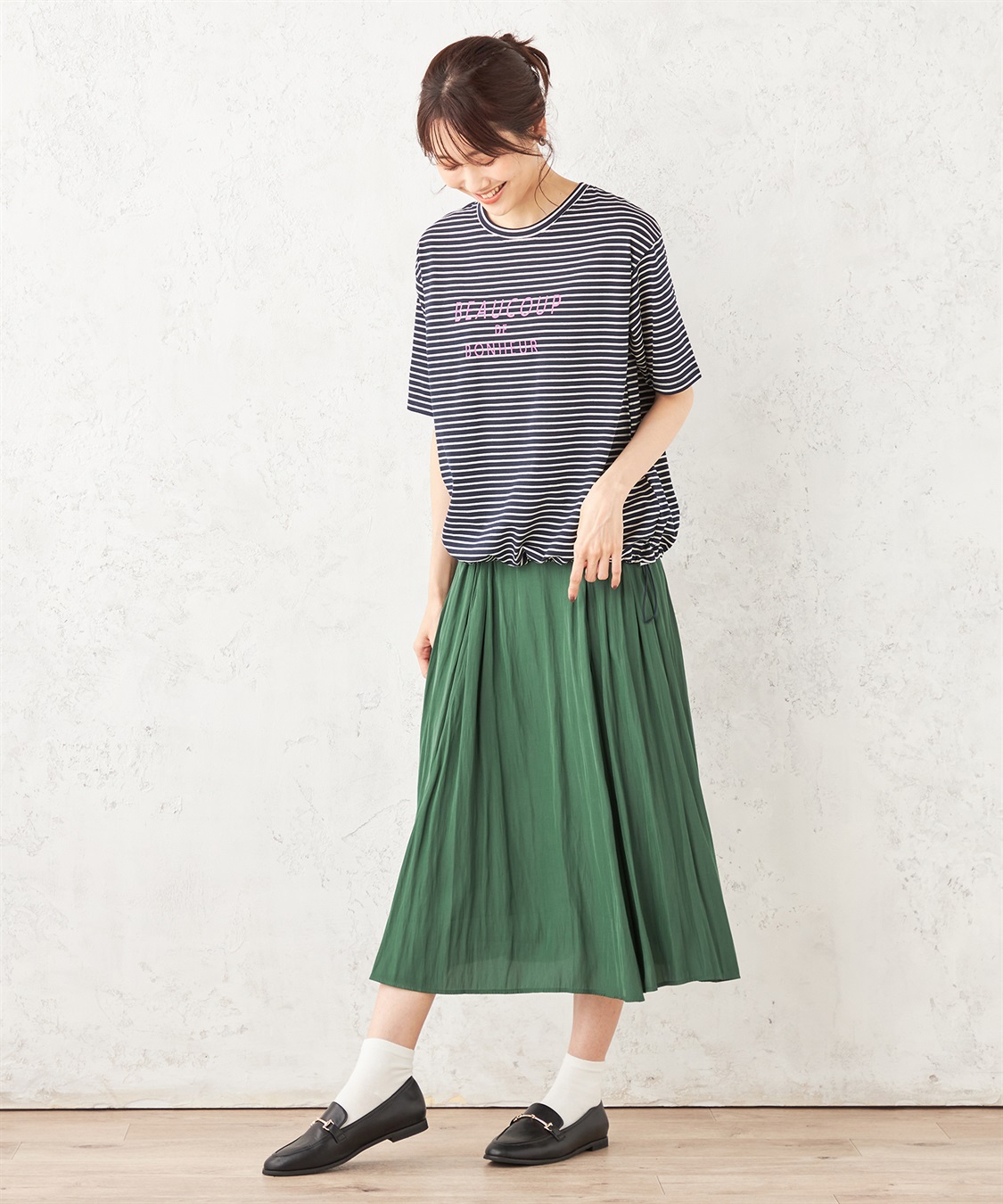 Petit Honfleur ドロストTシャツ_sub_9