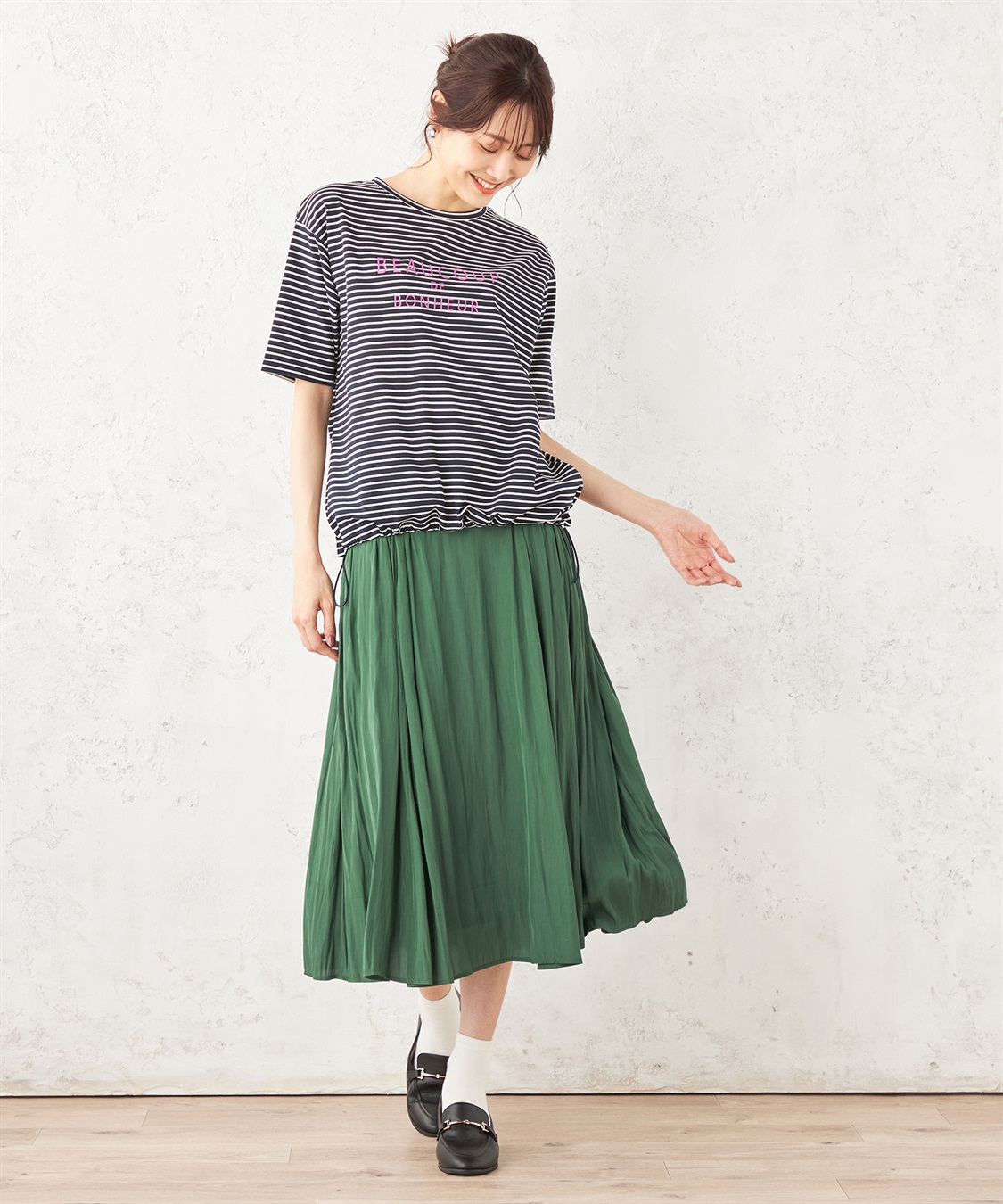 Petit Honfleur ドロストTシャツ_sub_10