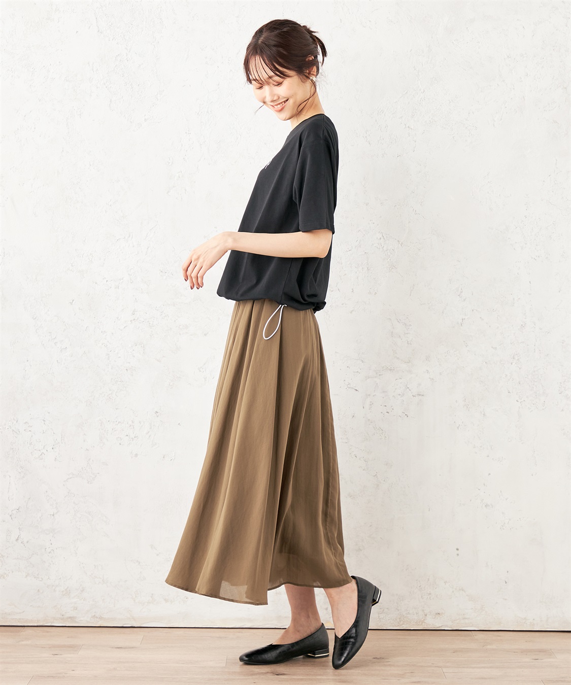 Petit Honfleur ドロストTシャツ_sub_11