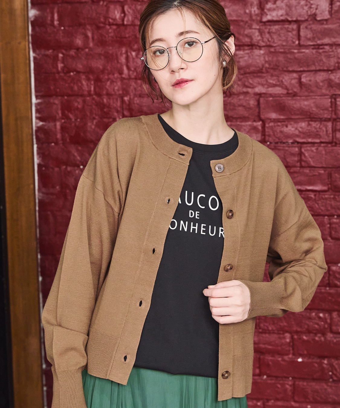 Petit Honfleur ドロストTシャツ_sub_14