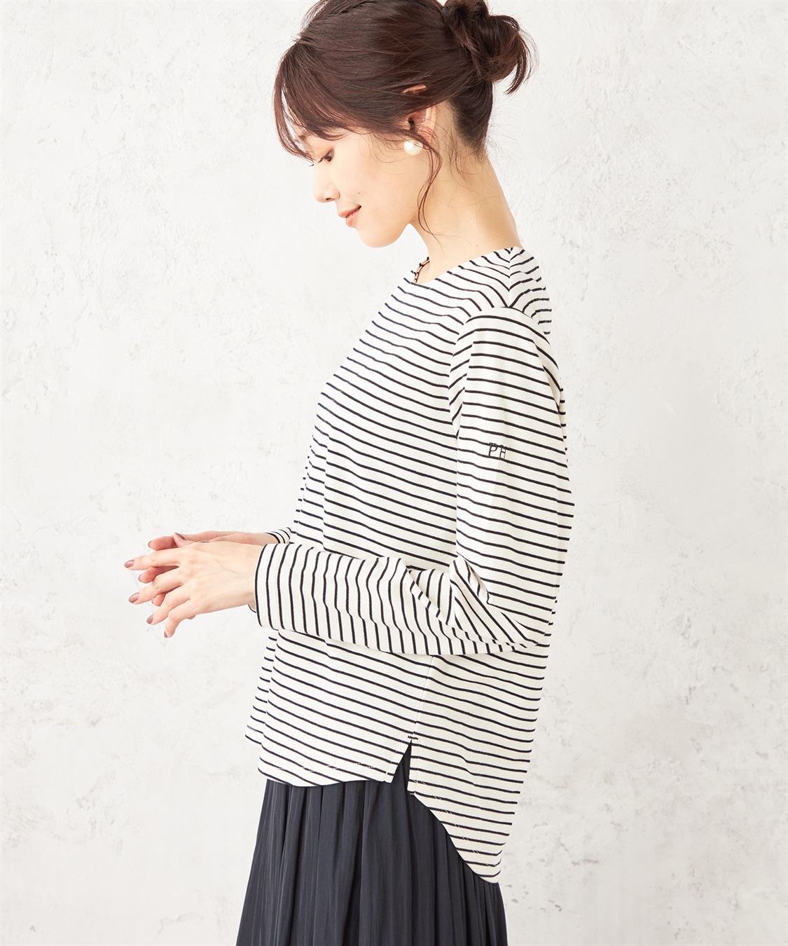 Petit Honfleur ボーダープルオーバー_sub_1