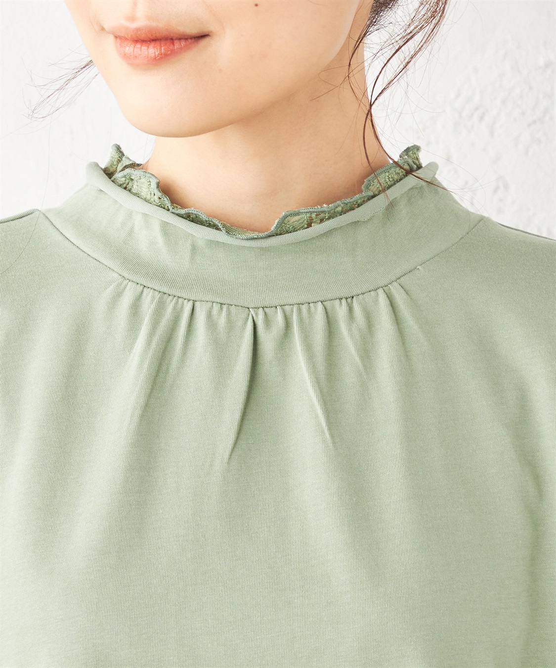 Petit Honfleur レーススリーブプルオーバー_sub_3