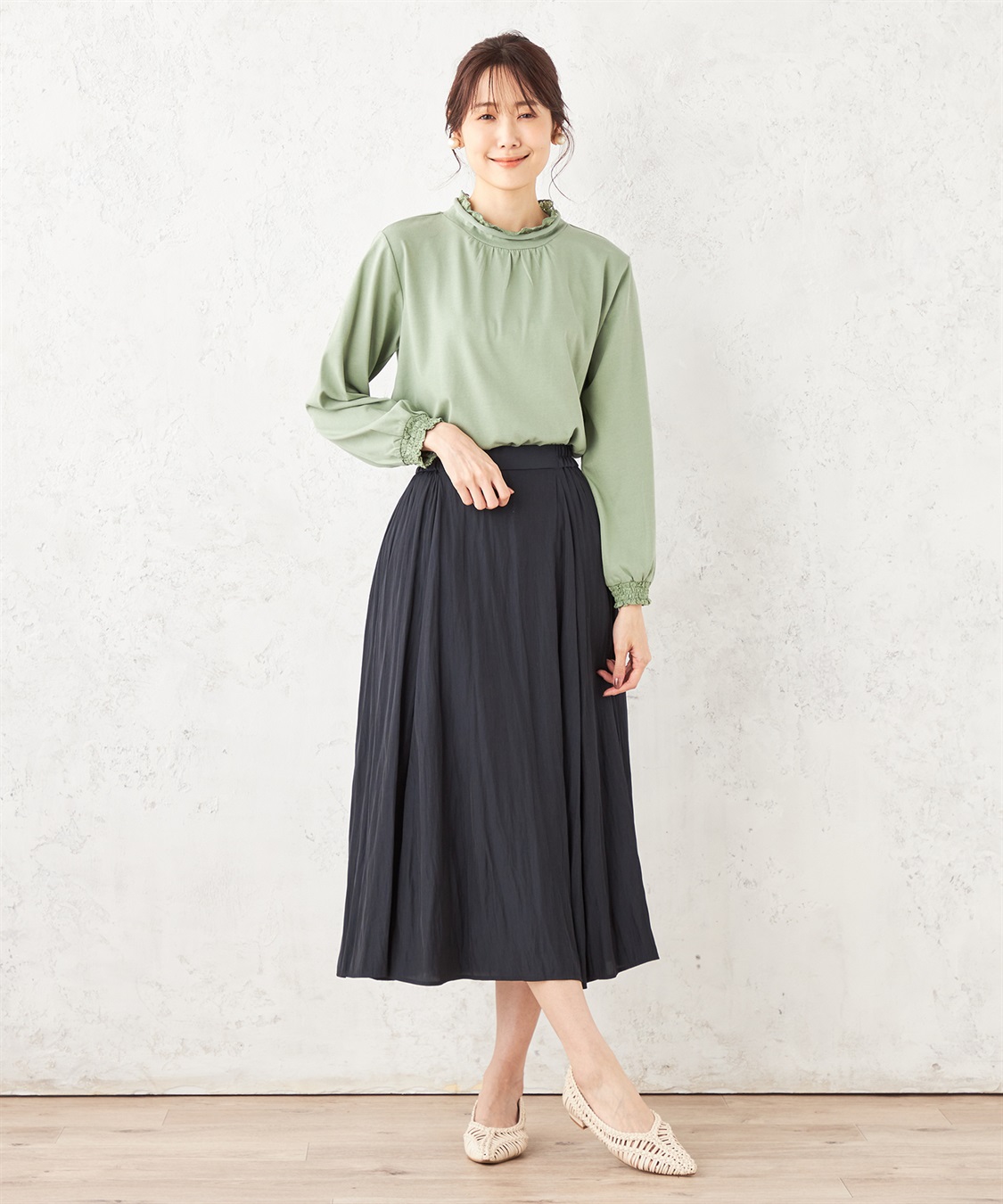 Petit Honfleur レーススリーブプルオーバー_sub_9