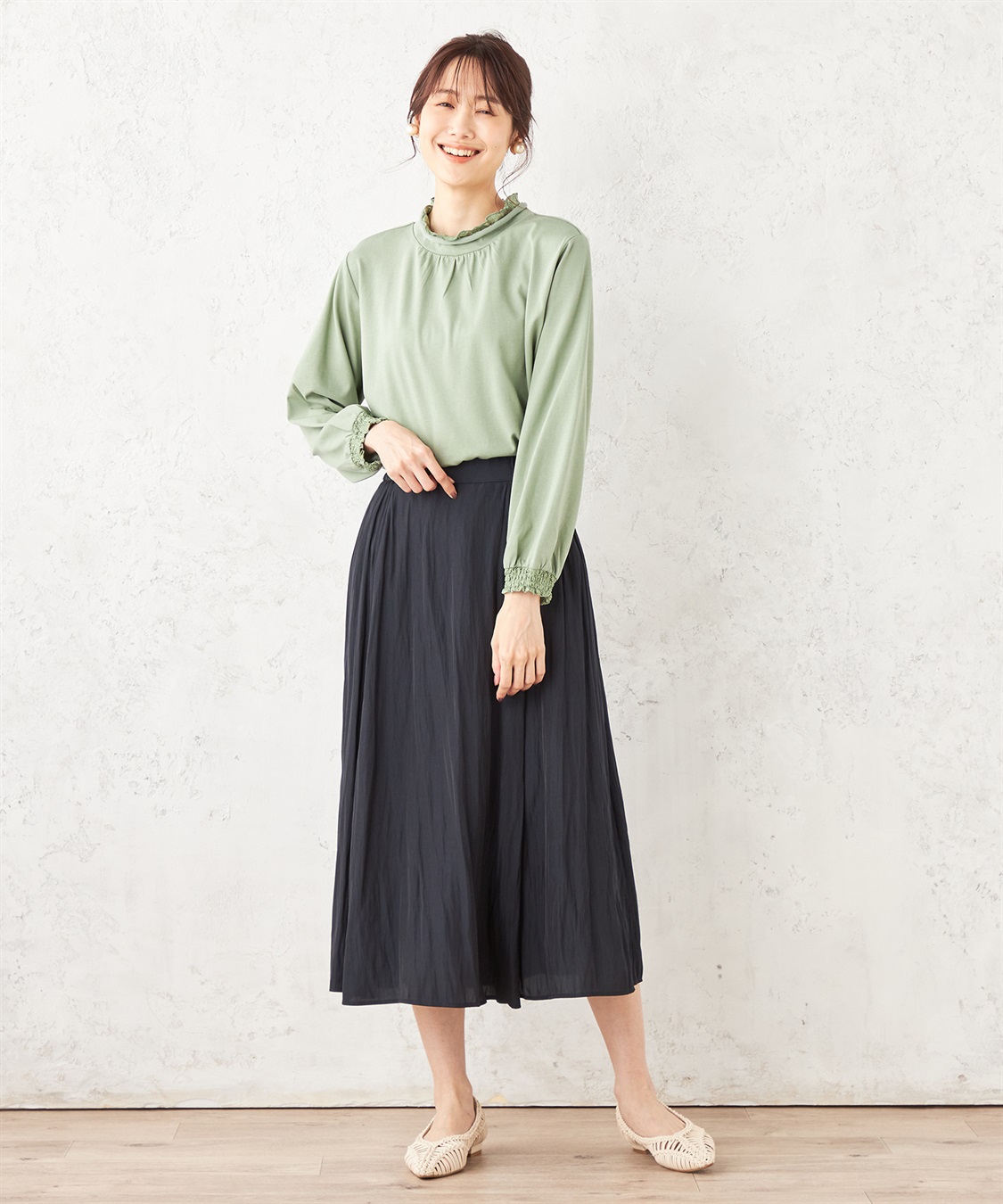 Petit Honfleur レーススリーブプルオーバー_sub_11