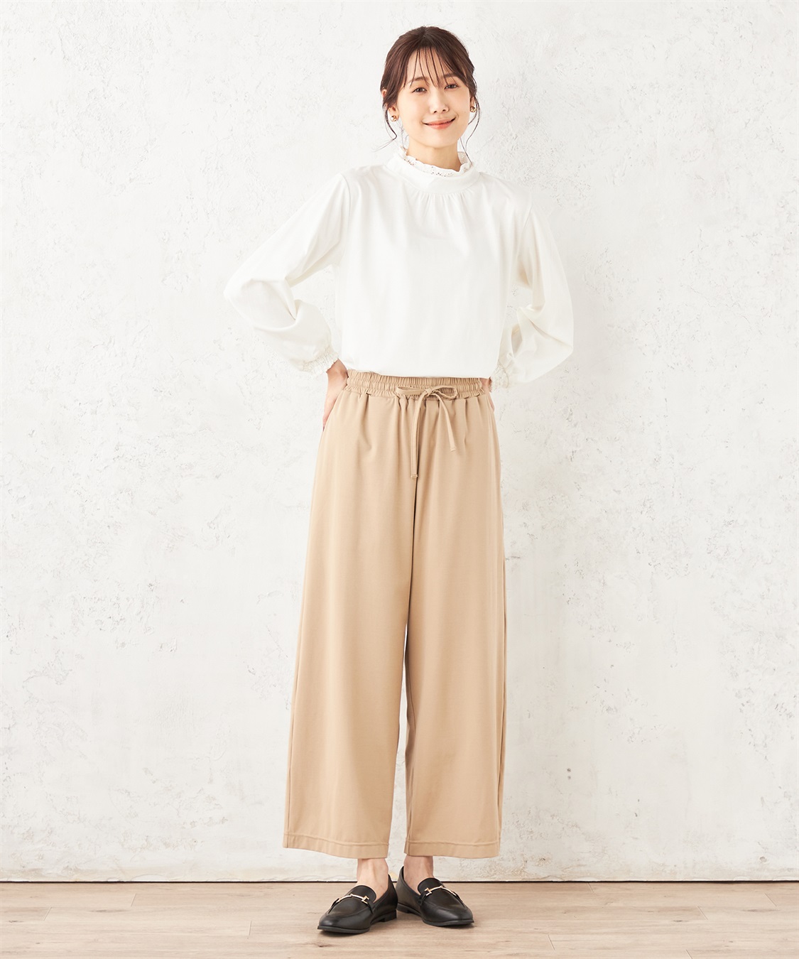 Petit Honfleur レーススリーブプルオーバー_sub_15