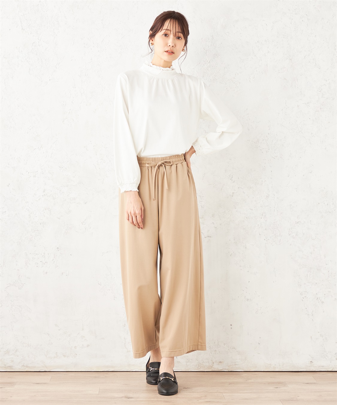 Petit Honfleur レーススリーブプルオーバー_sub_17