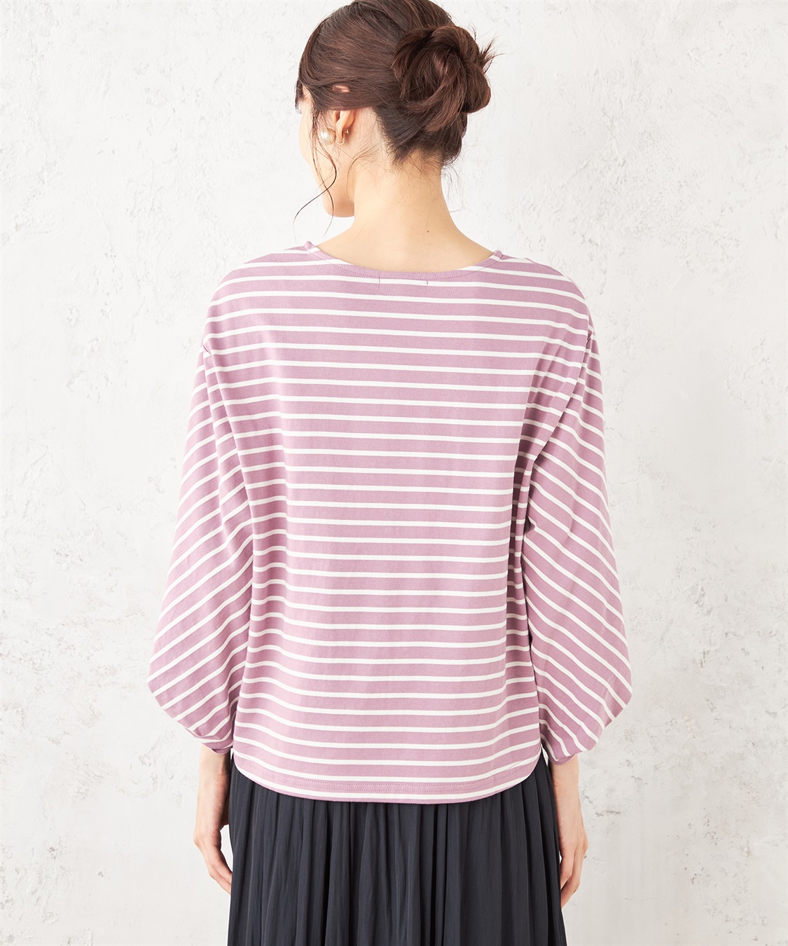 Petit Honfleur デザインボーダープルオーバー_sub_2