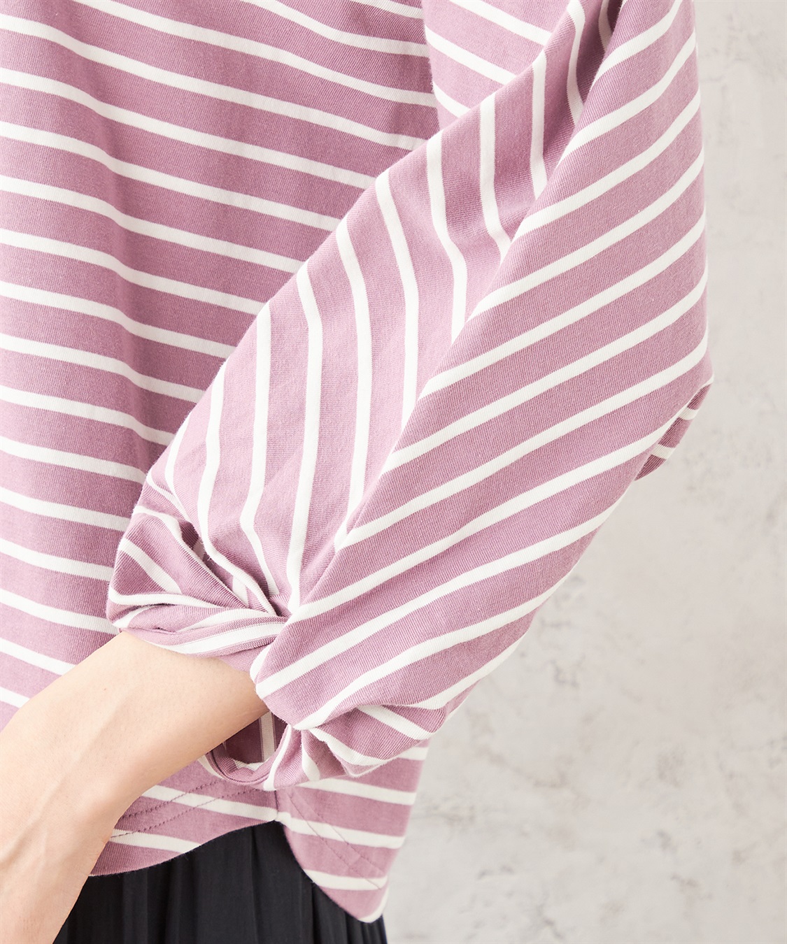 Petit Honfleur デザインボーダープルオーバー_sub_4