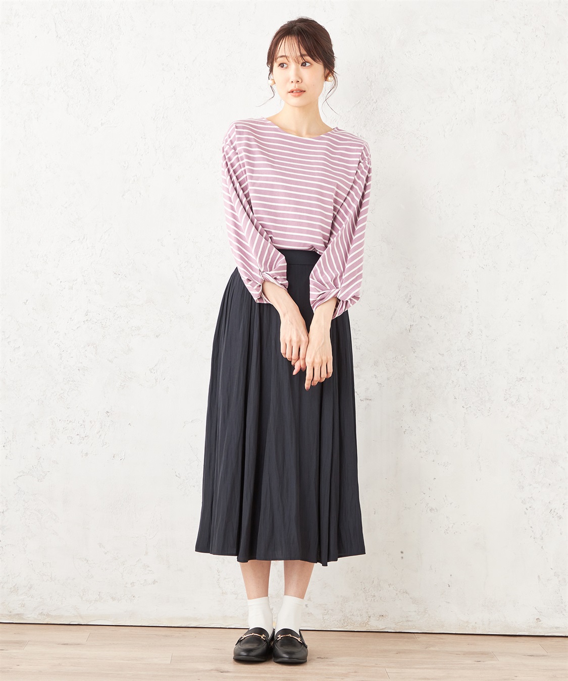 Petit Honfleur デザインボーダープルオーバー_sub_9