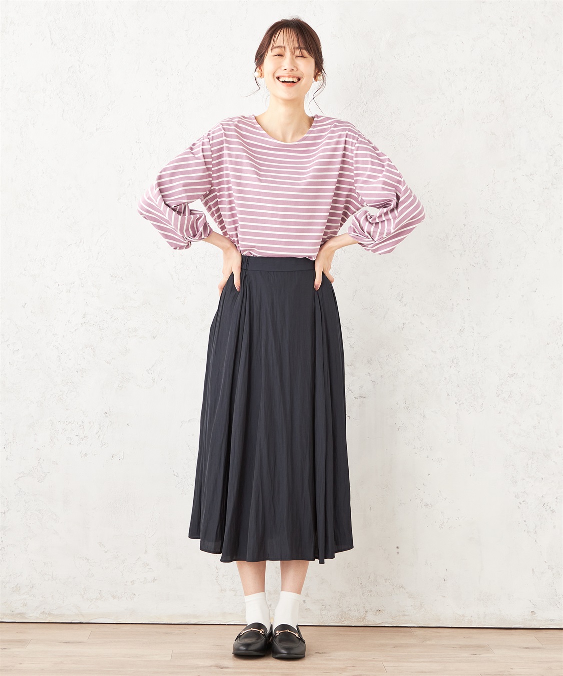 Petit Honfleur デザインボーダープルオーバー_sub_10