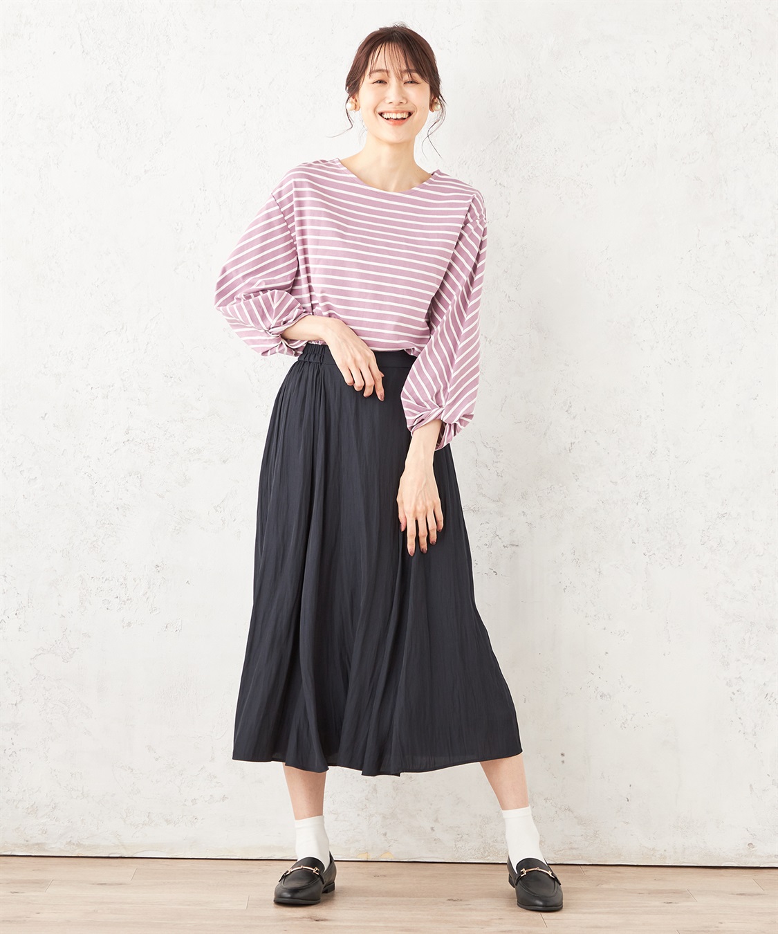 Petit Honfleur デザインボーダープルオーバー_sub_11