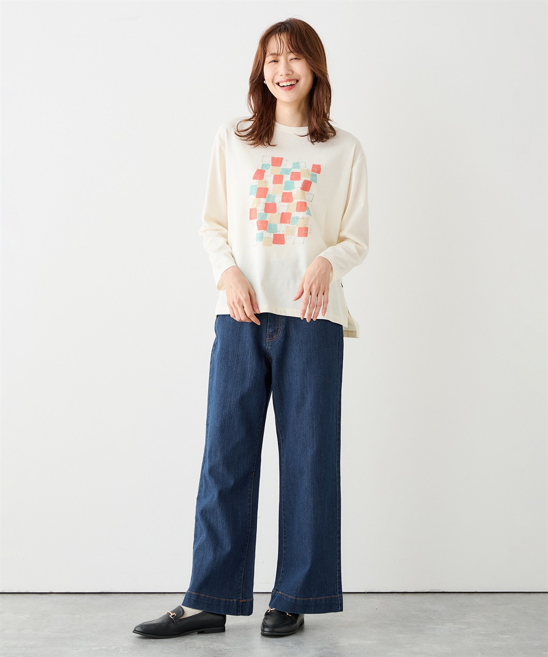 Petit Honfleur プリントTシャツ_sub_10