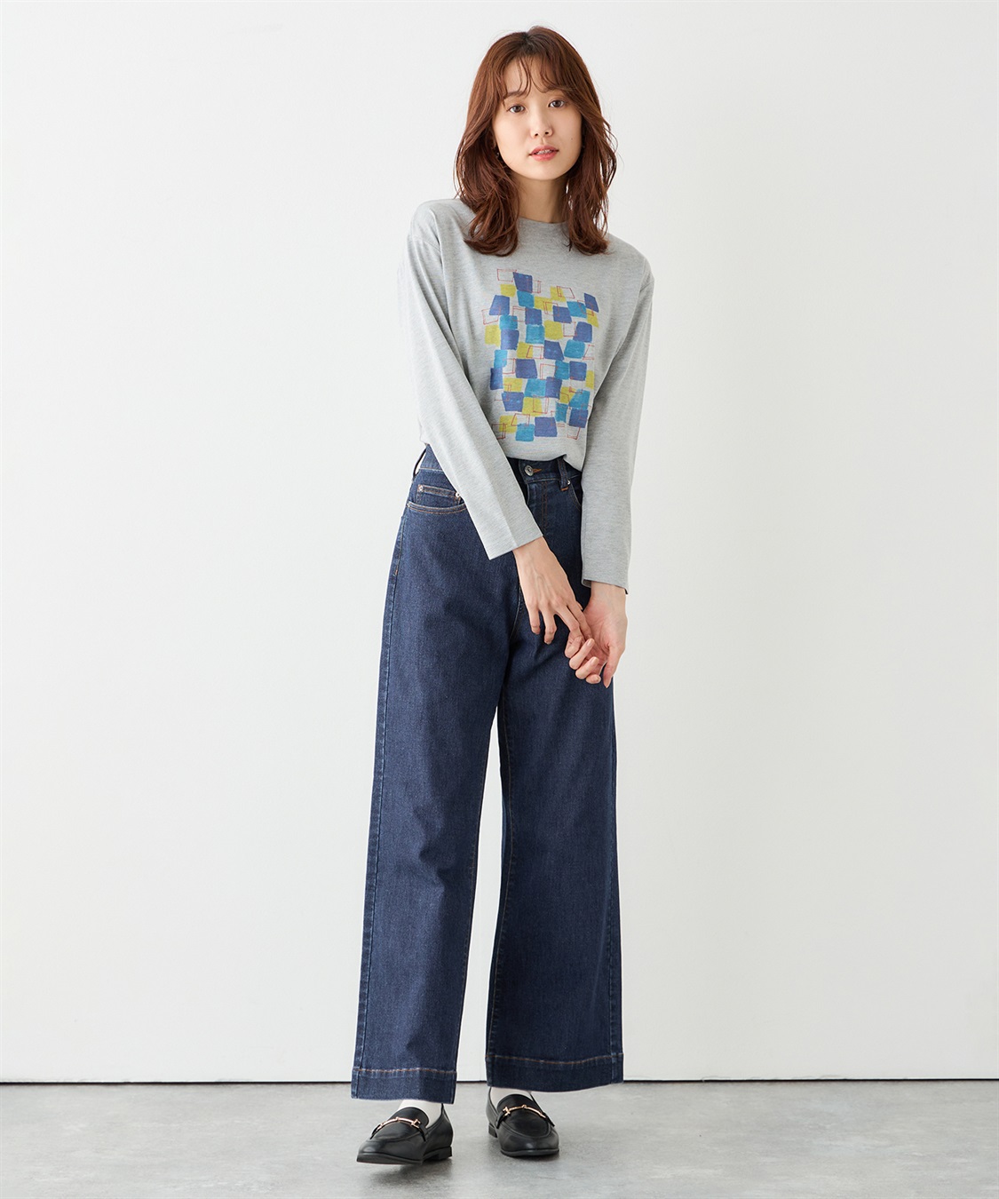 Petit Honfleur プリントTシャツ_sub_12