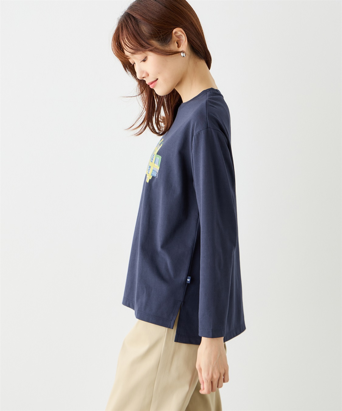 Petit Honfleur プリントTシャツ_sub_1