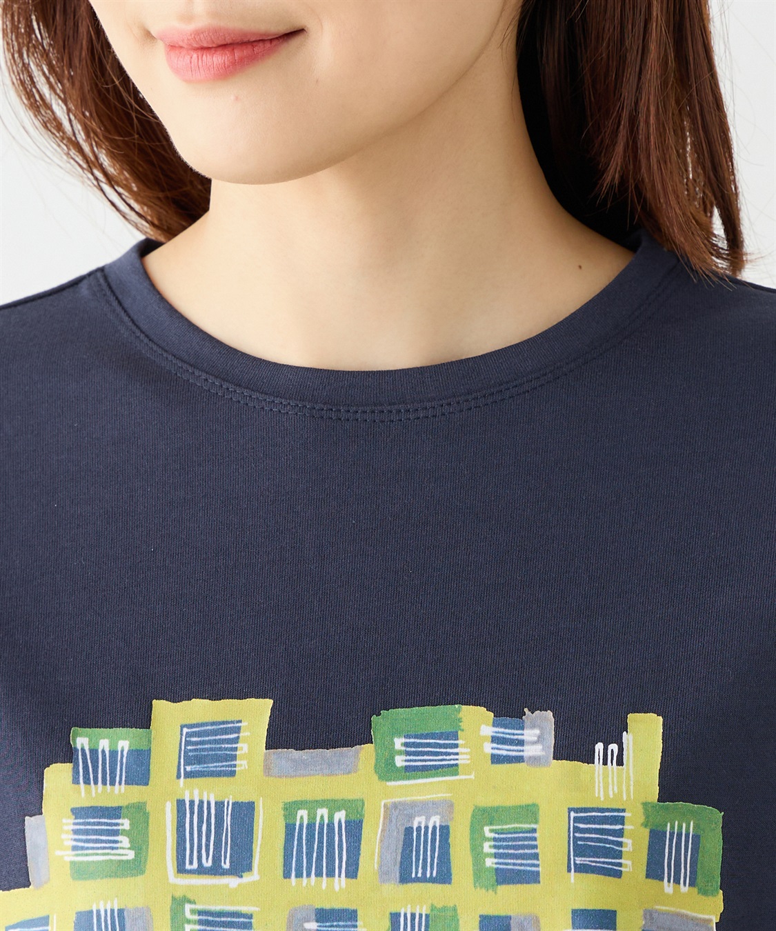 Petit Honfleur プリントTシャツ_sub_3