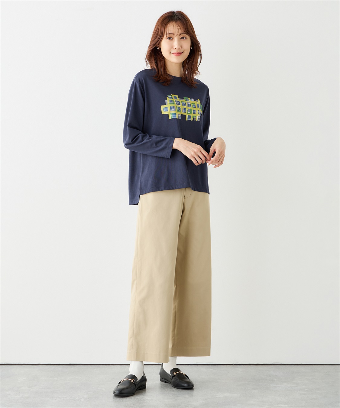 Petit Honfleur プリントTシャツ_sub_8