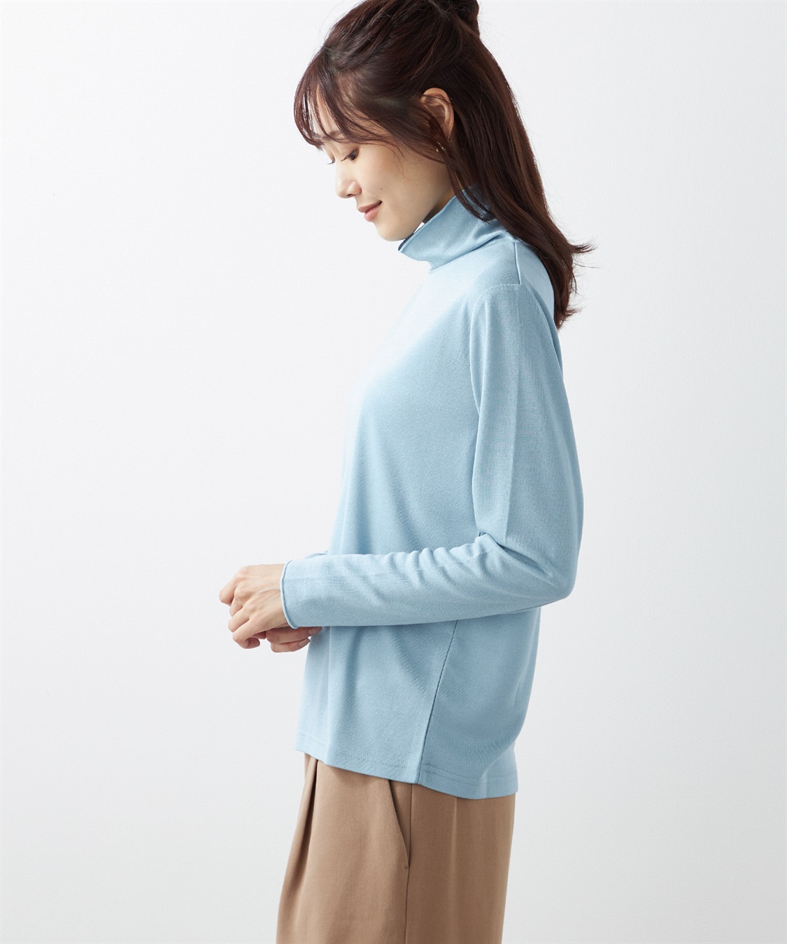 Petit Honfleur メロークシュネックプルオーバー_sub_1