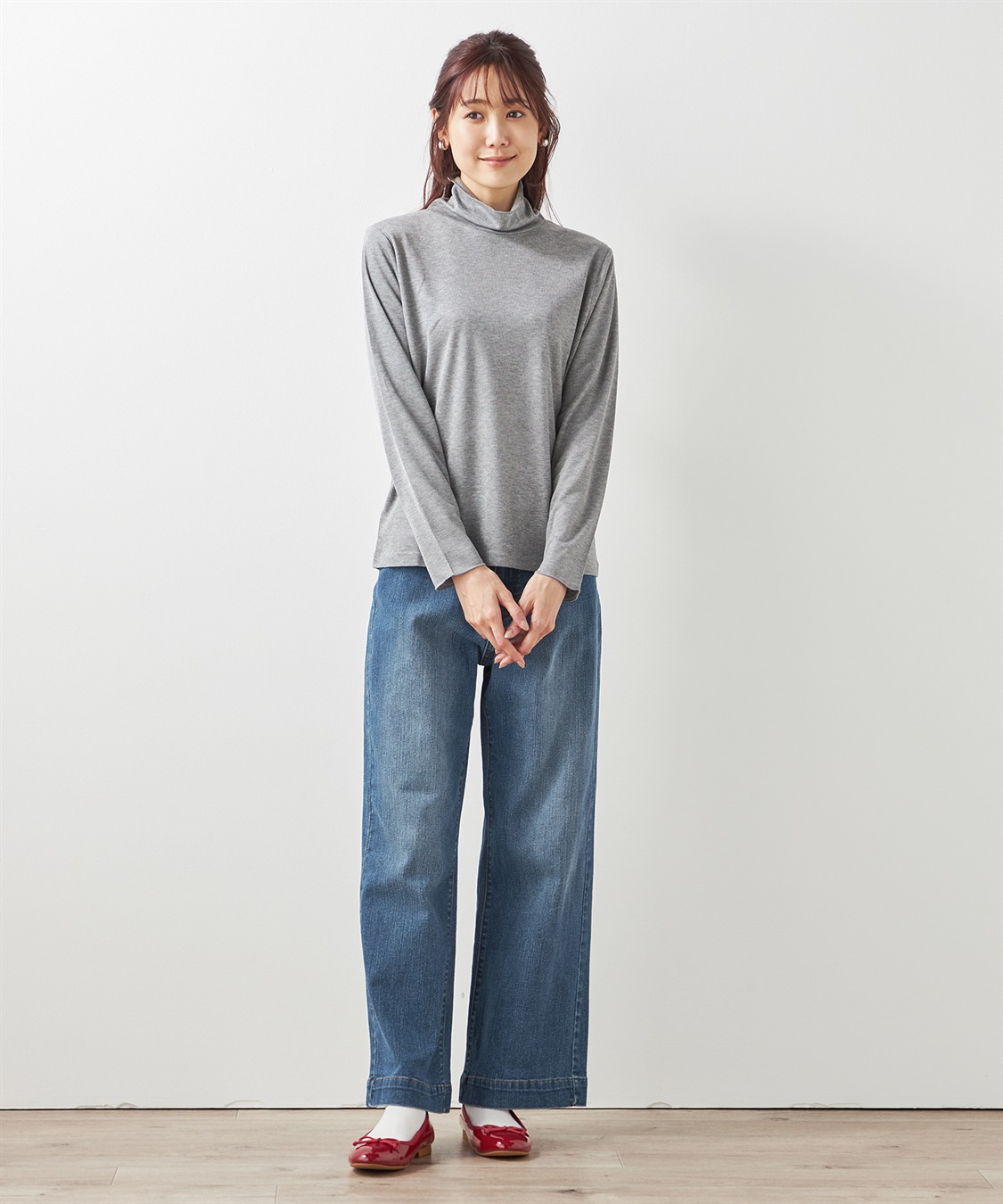 Petit Honfleur メロークシュネックプルオーバー_sub_18