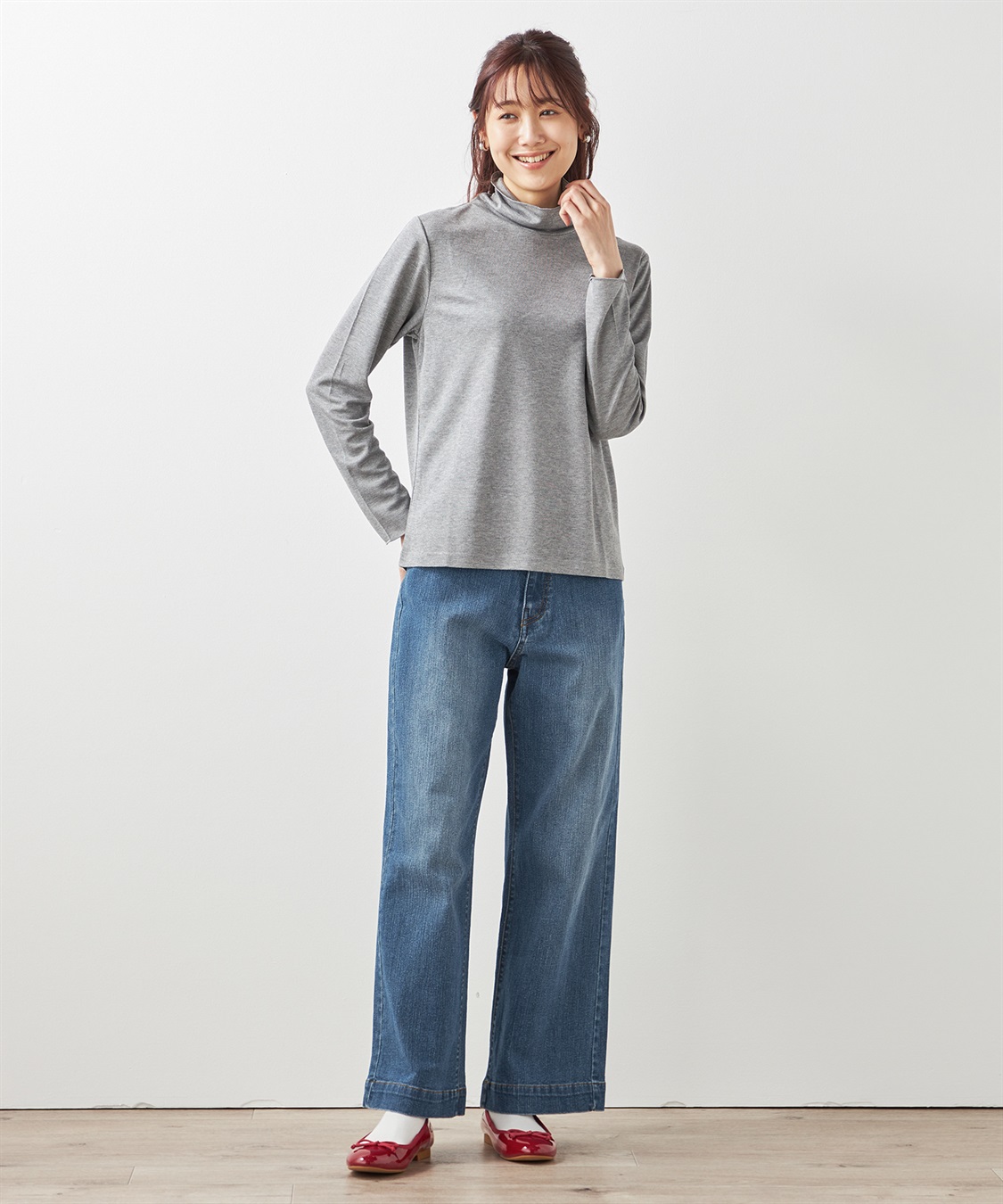 Petit Honfleur メロークシュネックプルオーバー_sub_19