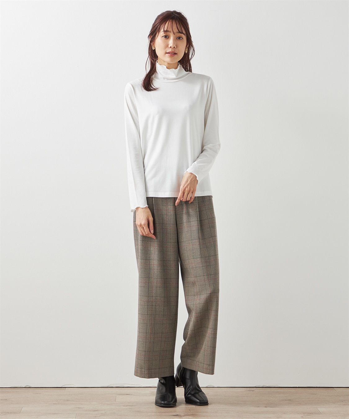 Petit Honfleur メロークシュネックプルオーバー_sub_22