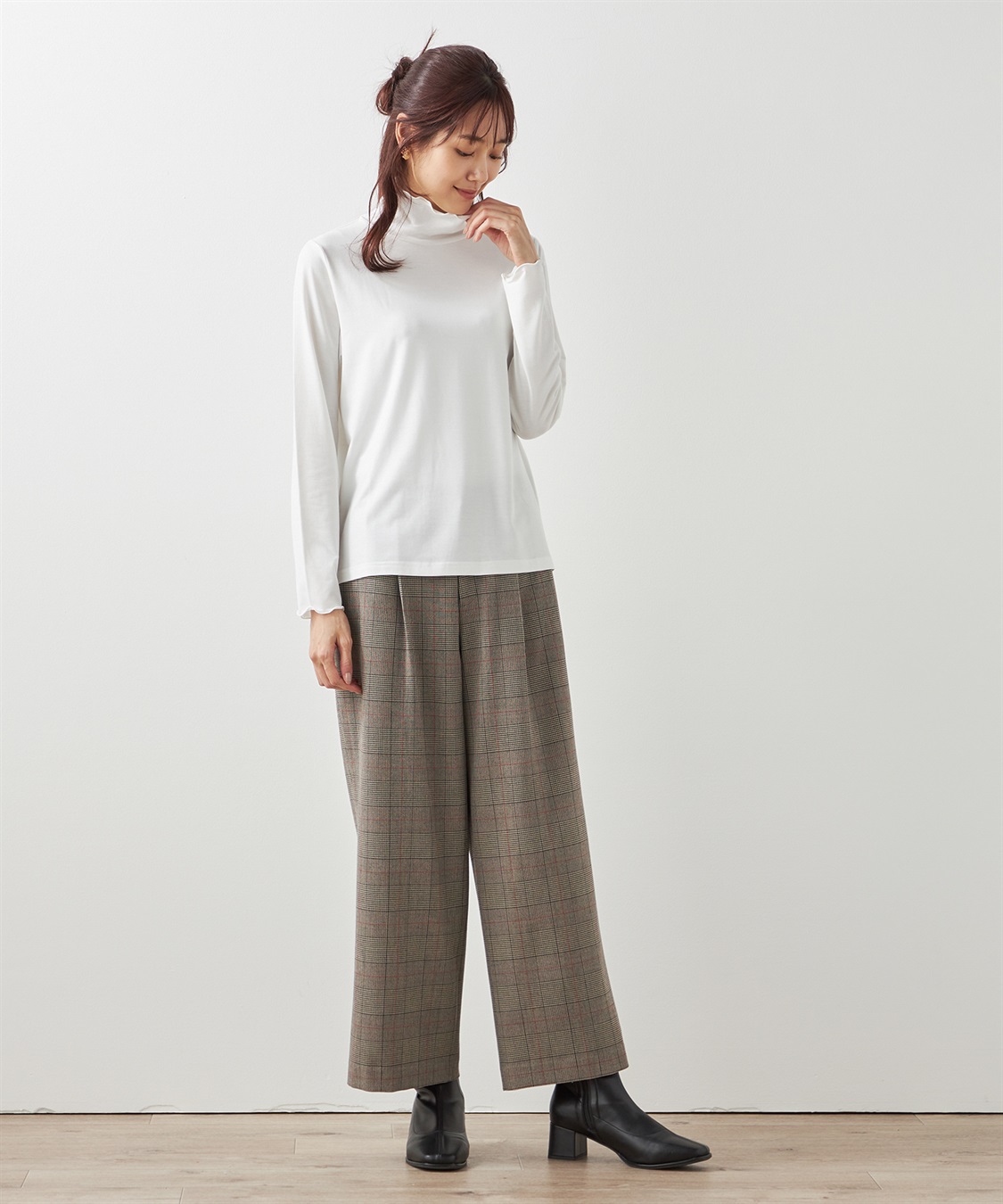 Petit Honfleur メロークシュネックプルオーバー_sub_23