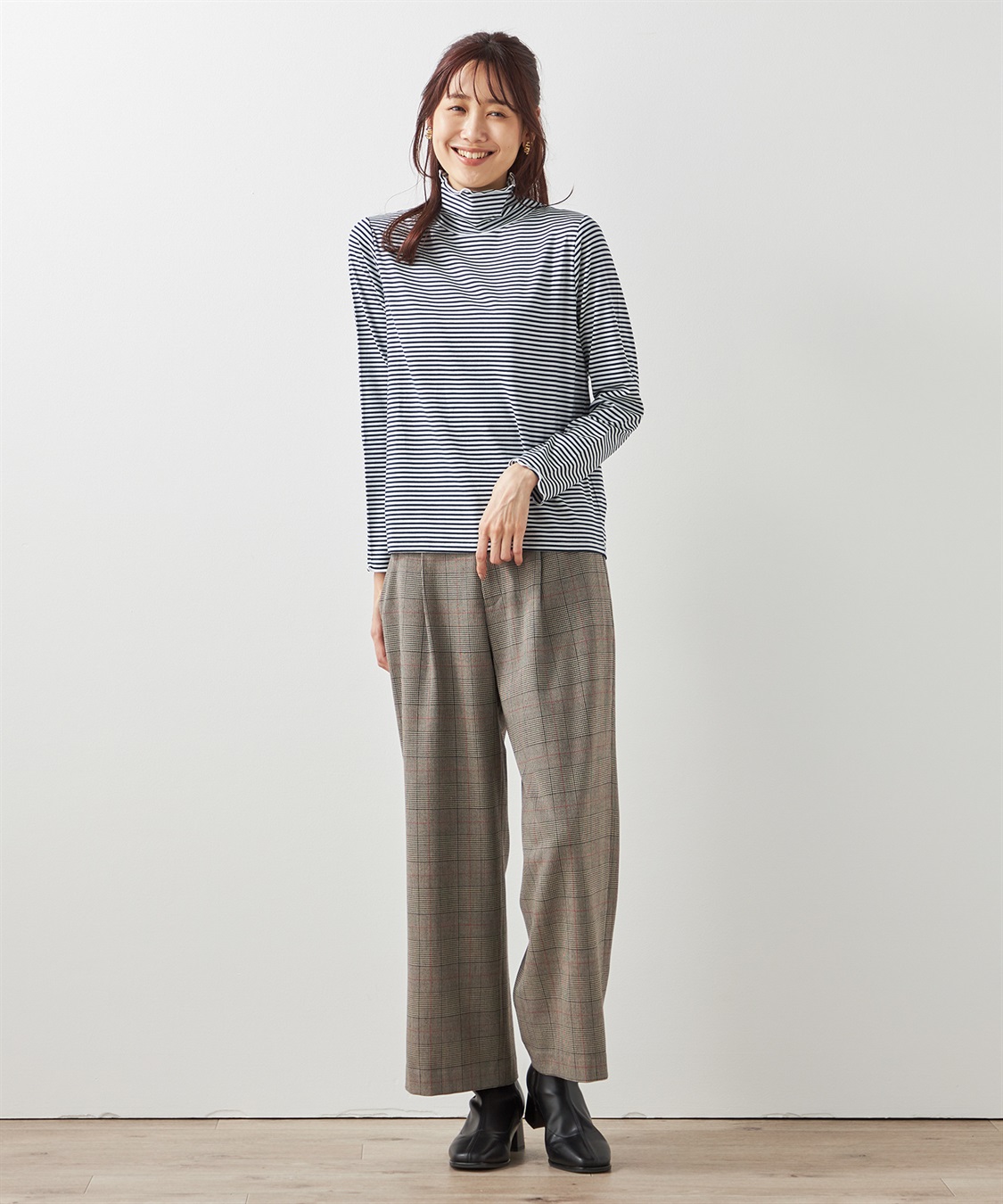 Petit Honfleur メロークシュネックプルオーバー_sub_24