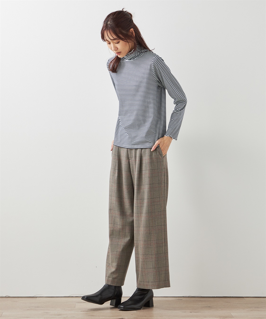 Petit Honfleur メロークシュネックプルオーバー_sub_25