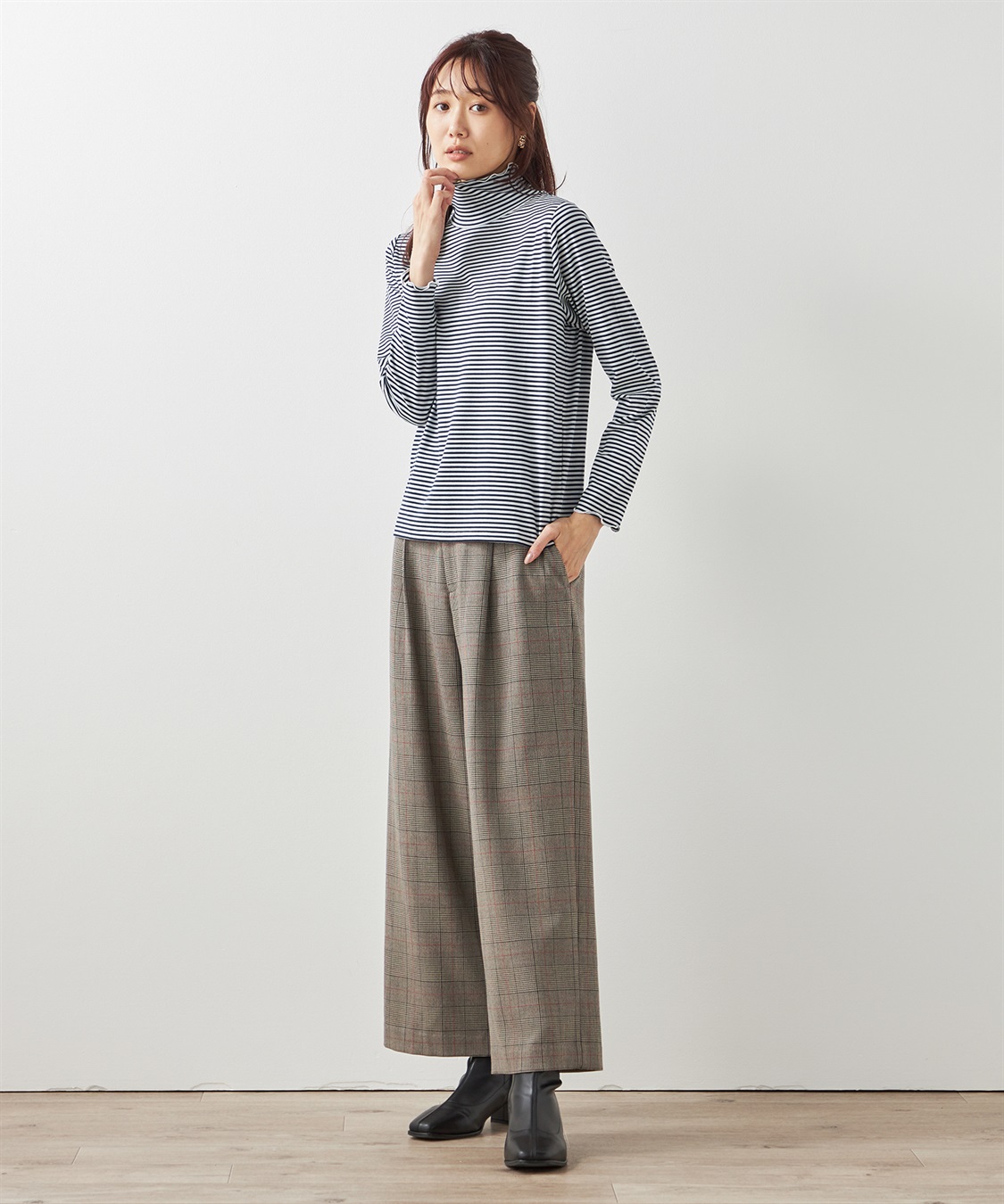 Petit Honfleur メロークシュネックプルオーバー_sub_26