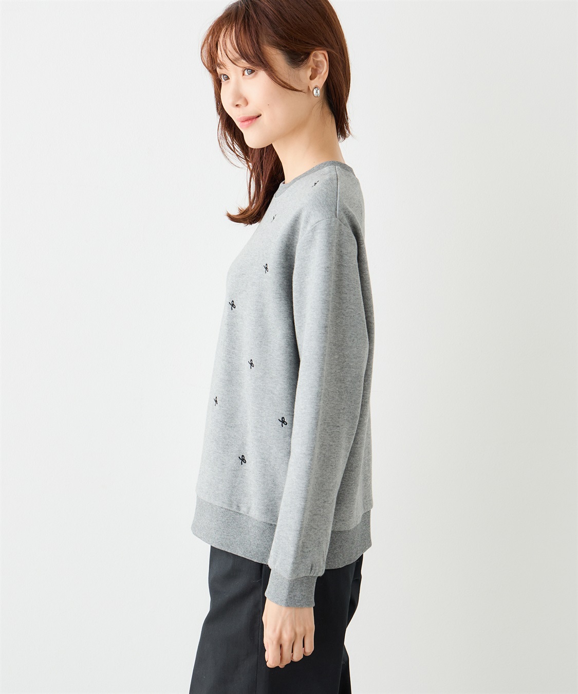 Petit Honfleur リボン刺しゅうプルオーバー_sub_1