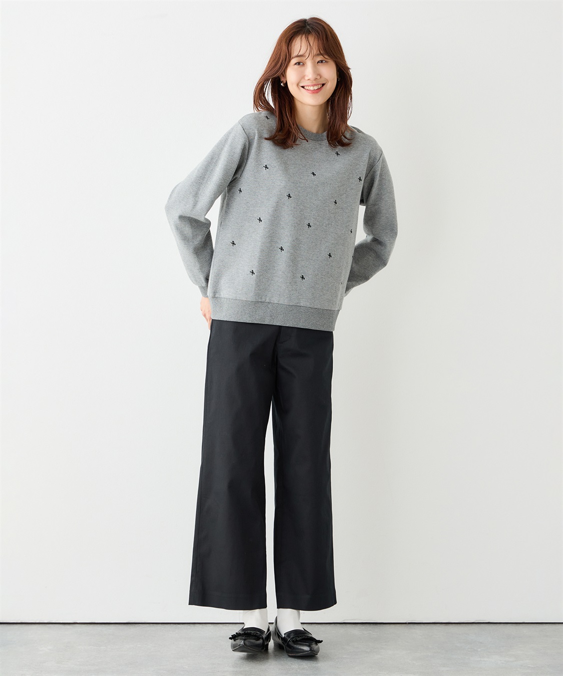 Petit Honfleur リボン刺しゅうプルオーバー_sub_8