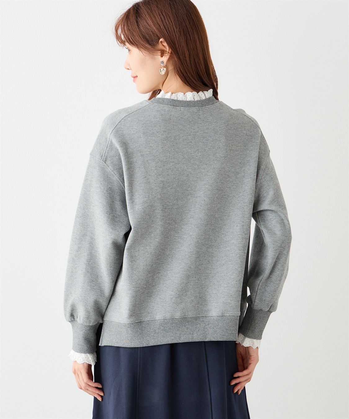 Petit Honfleur レースダンボールプルオーバー_sub_2