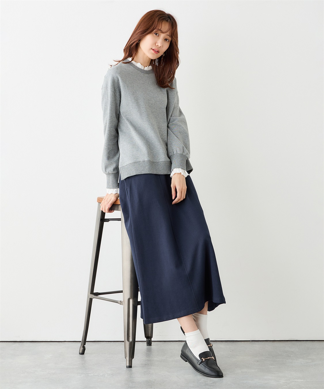 レースダンボールプルオーバー Petit Honfleur｜クロスプラス公式通販