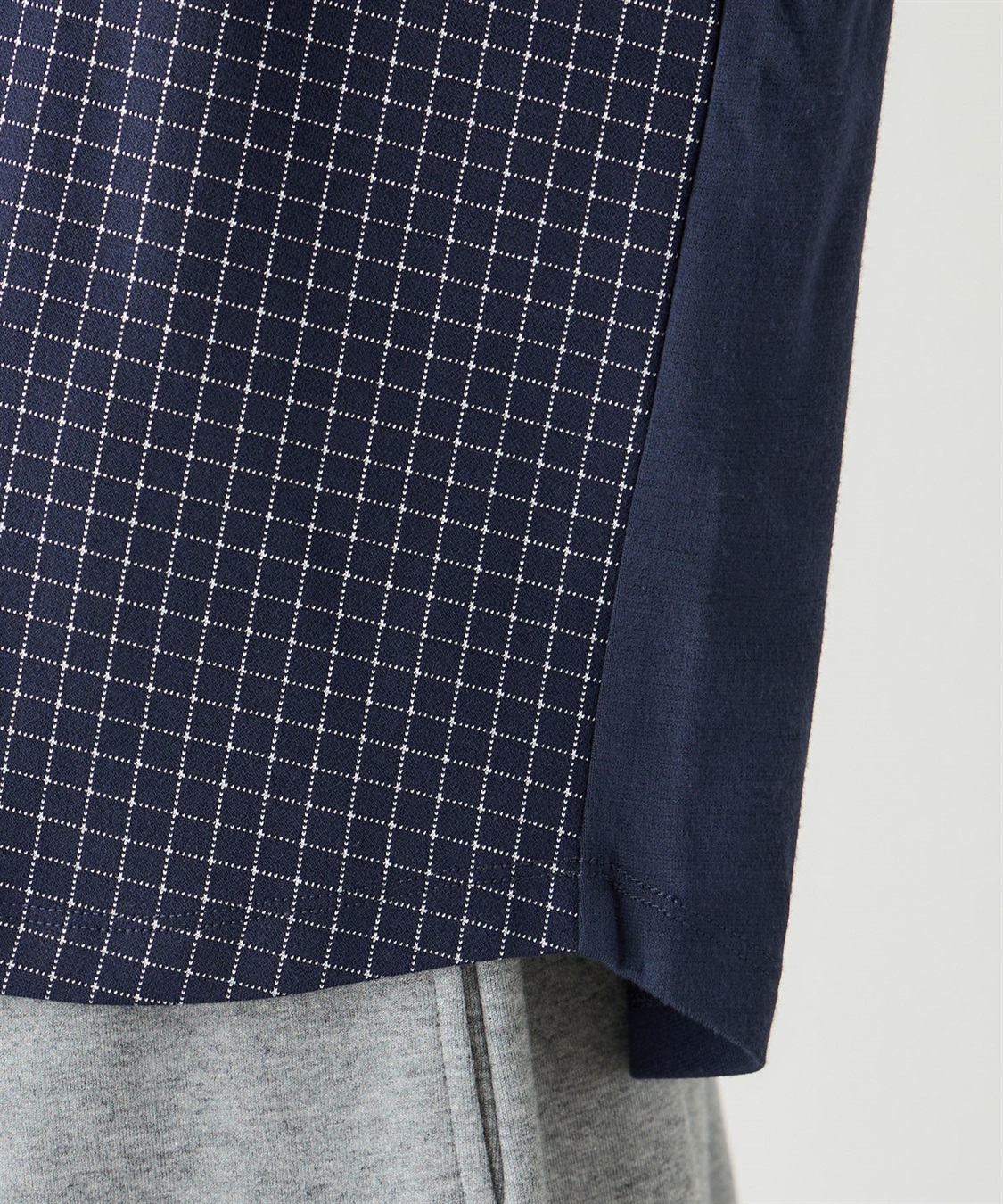 Petit Honfleur チェックジャガードプルオーバー_sub_5