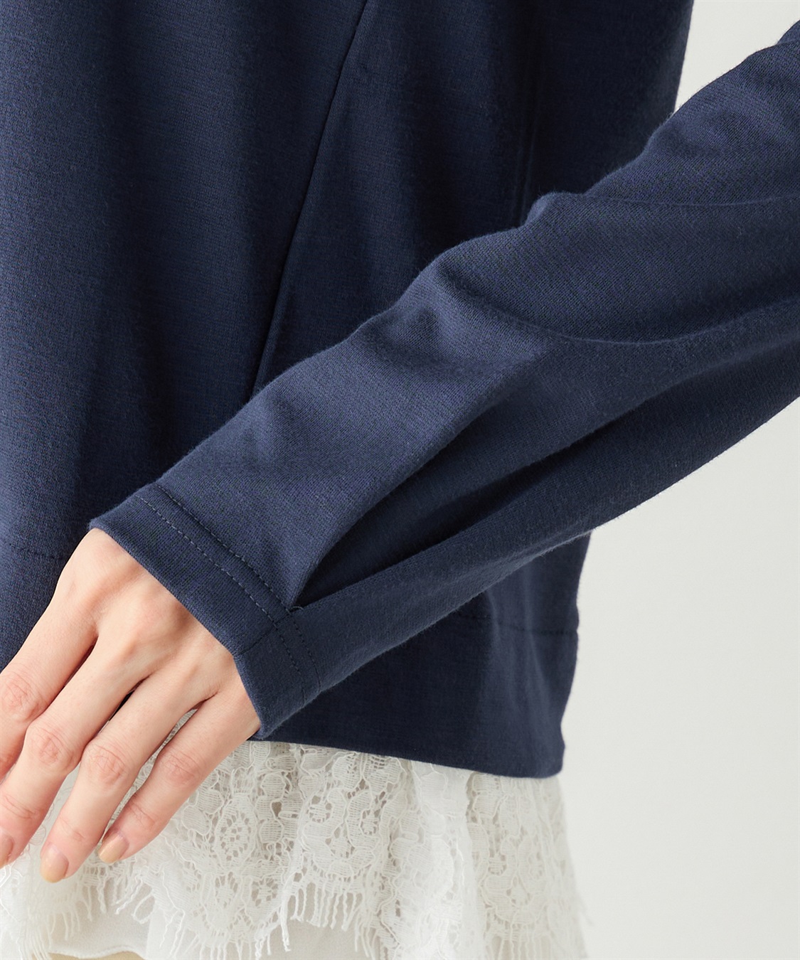 Petit Honfleur 裾レースプルオーバー_sub_4