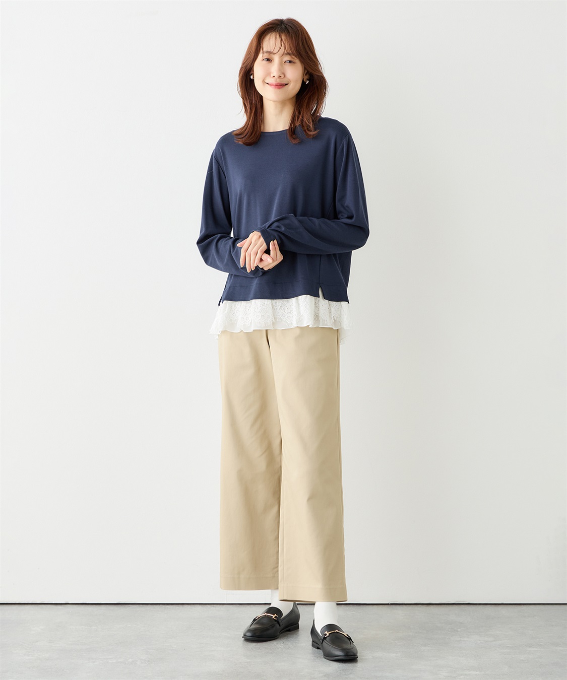 Petit Honfleur 裾レースプルオーバー_sub_9