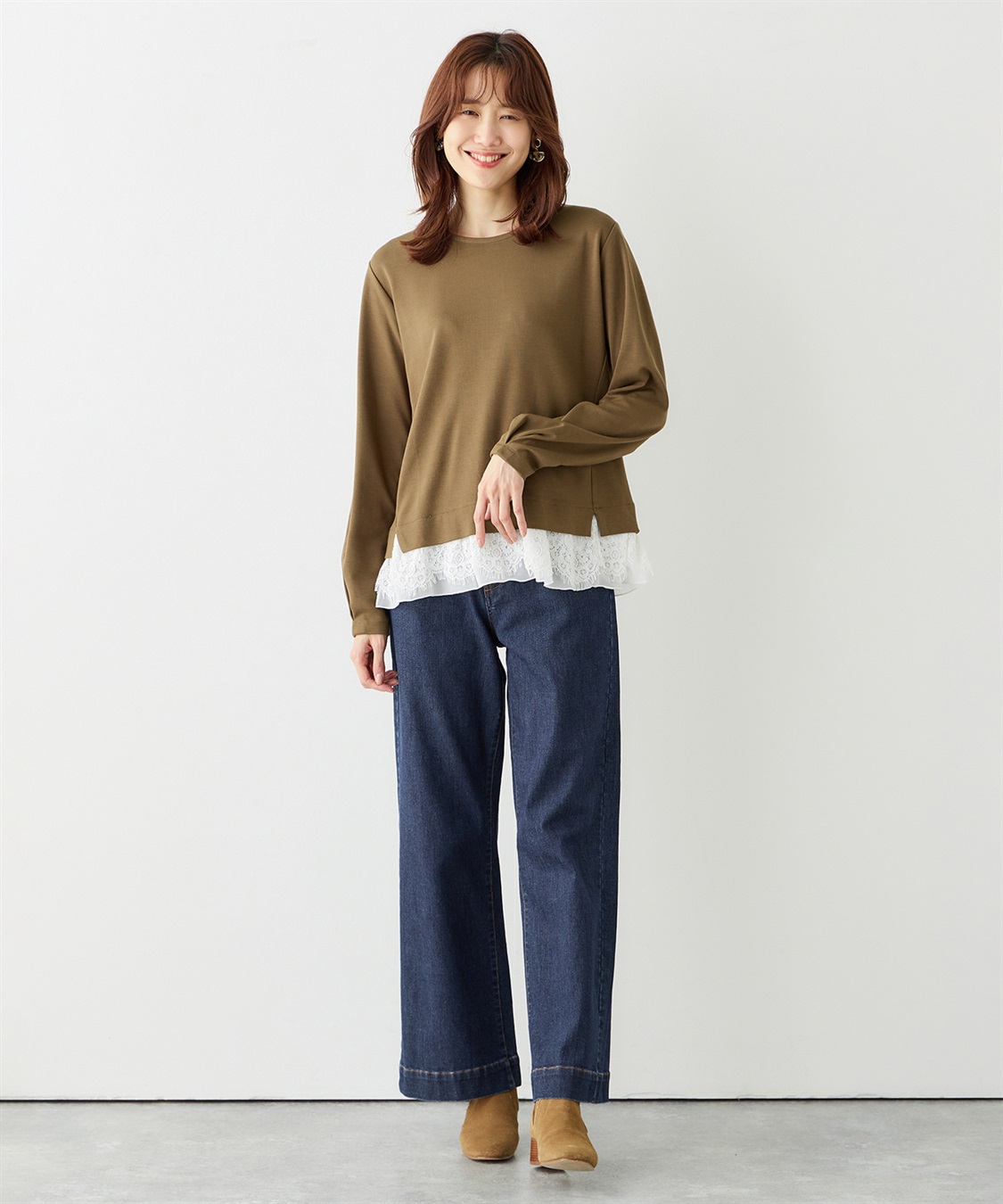 Petit Honfleur 裾レースプルオーバー_sub_15