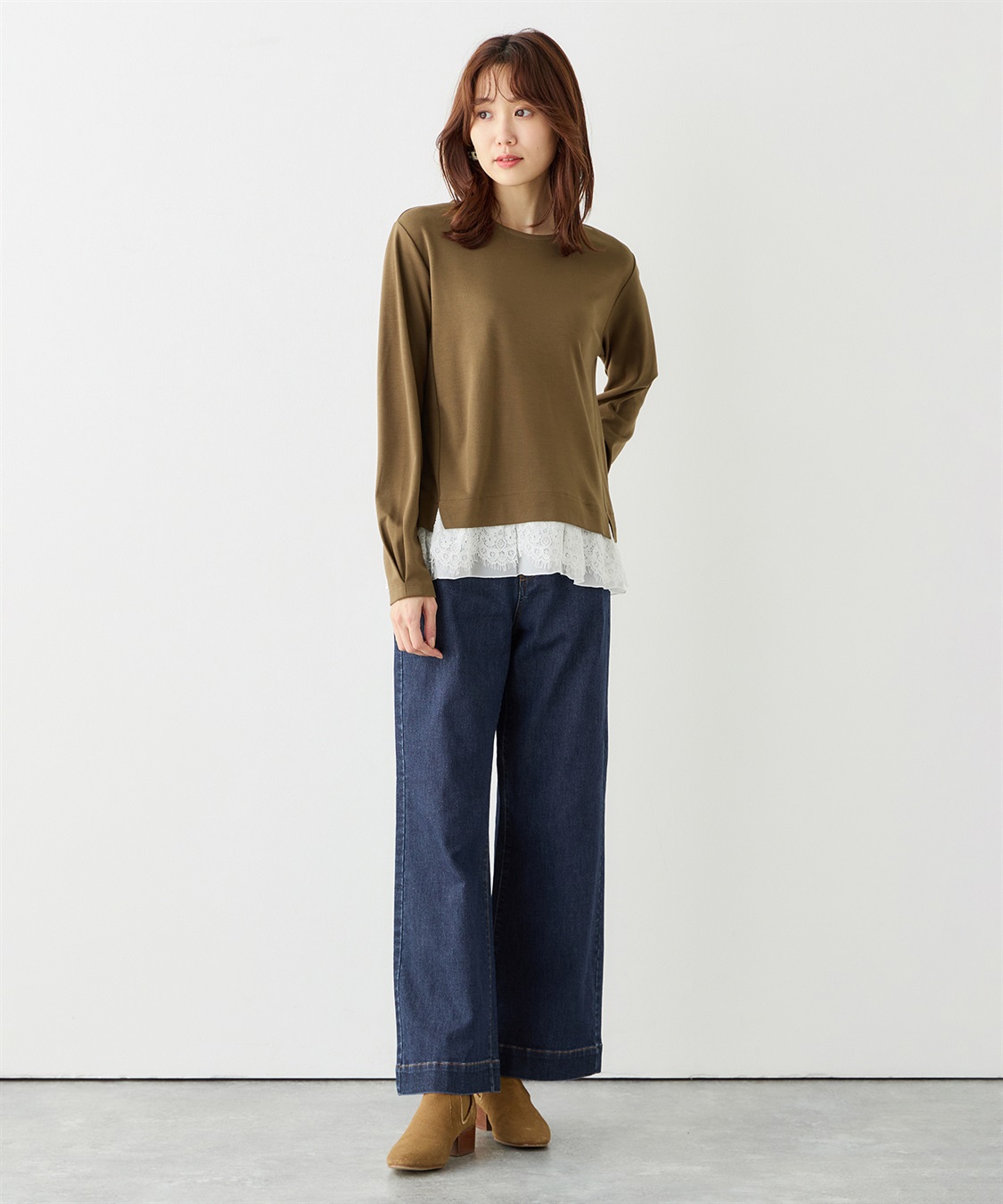 Petit Honfleur 裾レースプルオーバー_sub_16