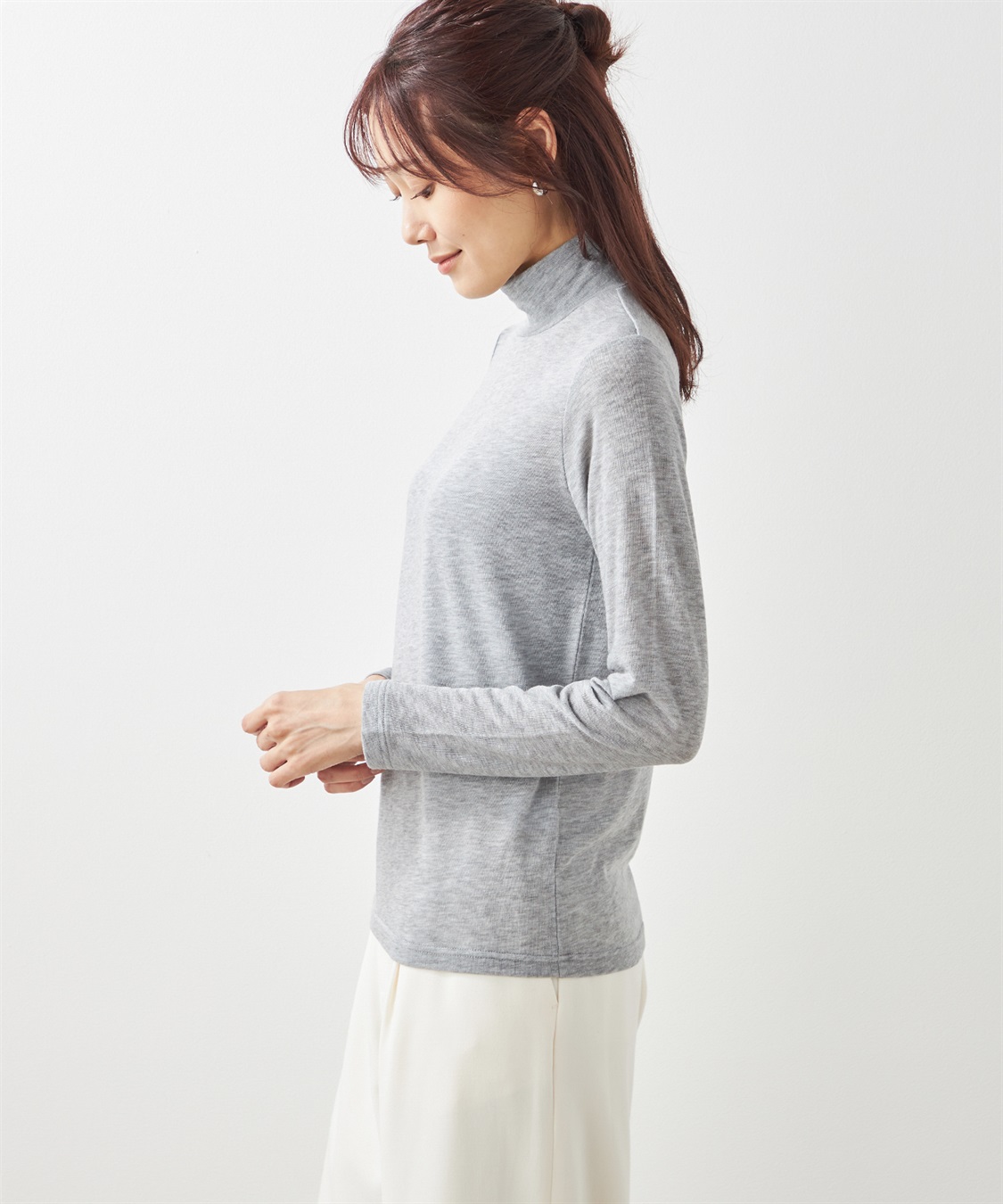 Petit Honfleur メロークシュネックプルオーバー_sub_1