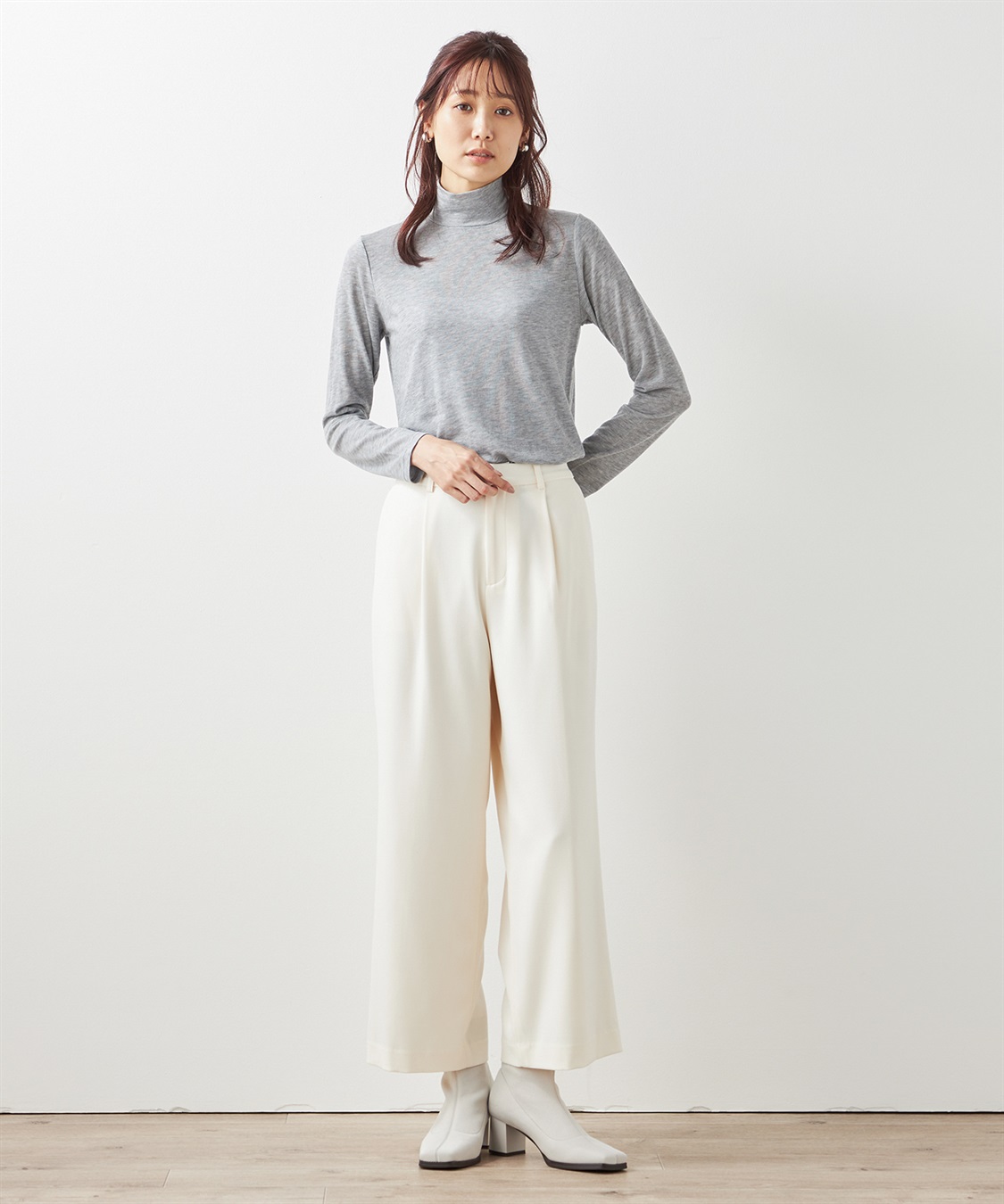 Petit Honfleur メロークシュネックプルオーバー_sub_11