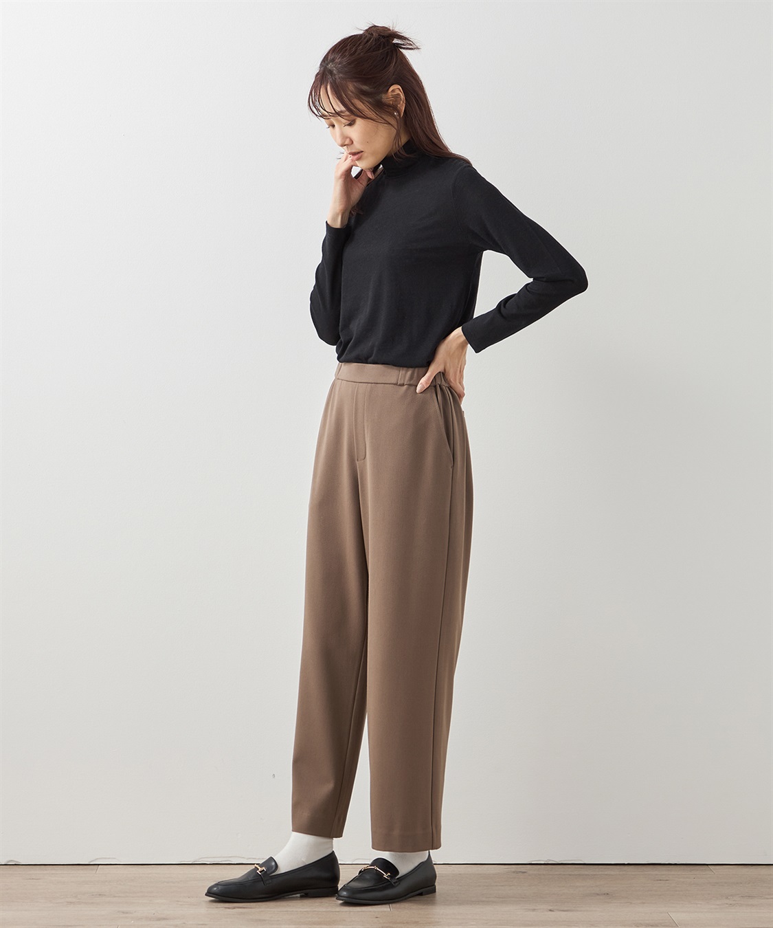 Petit Honfleur メロークシュネックプルオーバー_sub_14